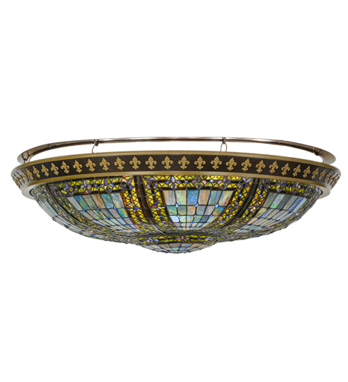 Meyda Tiffany Fleur-De-Lis 152066 Ceiling Light - Copper Vein