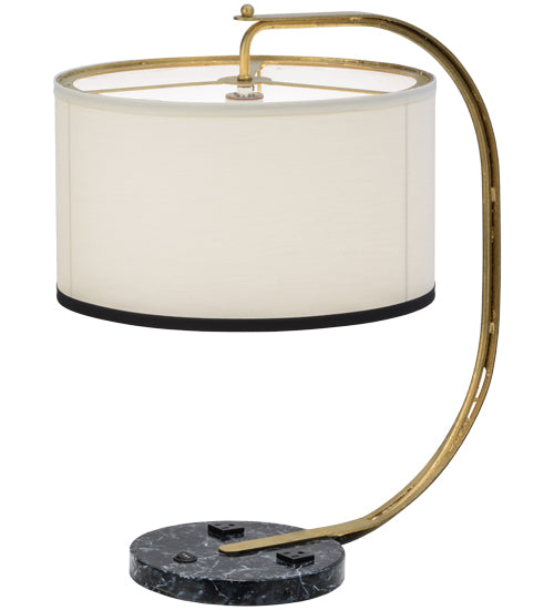 Meyda Tiffany Lighting 152099 Cilindro One Light Table Lamp Lamp Two-Tone