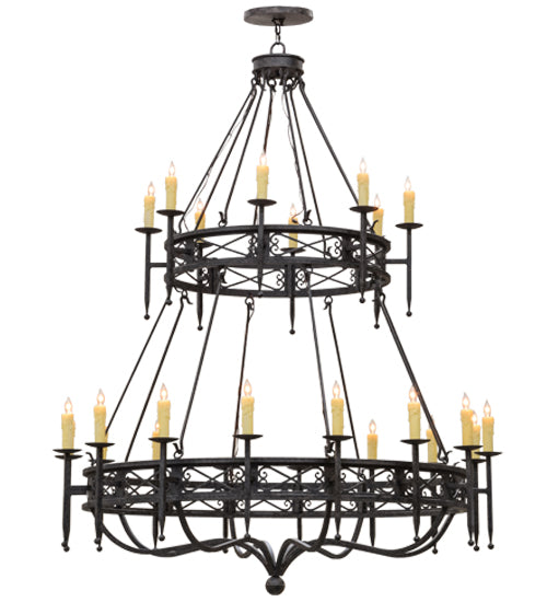 Meyda Tiffany Gina 152111 Chandelier Light - Mahogany Bronze