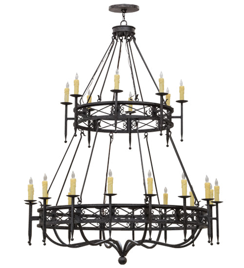 Meyda Tiffany Gina 152111 Chandelier Light - Mahogany Bronze
