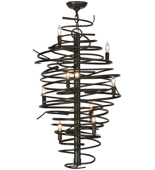 Meyda Tiffany Cyclone 152135 Chandelier Light - Timeless Bronze
