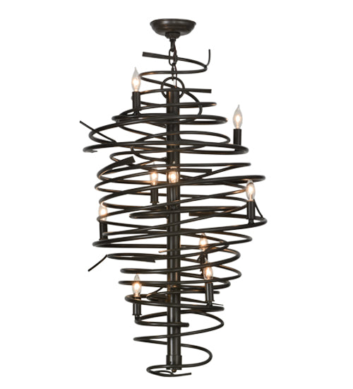 Meyda Tiffany Cyclone 152135 Chandelier Light - Timeless Bronze