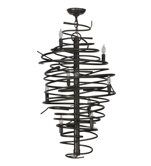 Meyda Tiffany Cyclone 152135 Chandelier Light - Timeless Bronze
