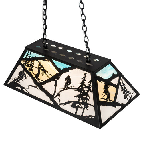 Meyda Tiffany Alpine 152185 Pendant Light - Polished Brass