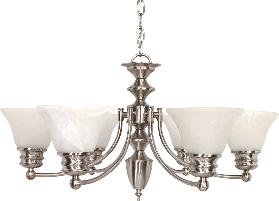 Nuvo Empire 60-356 Chandelier Light - Brushed Nickel
