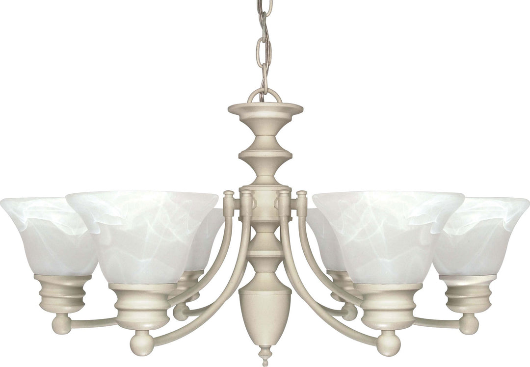 Nuvo Empire 60-359 Chandelier Light - Textured White
