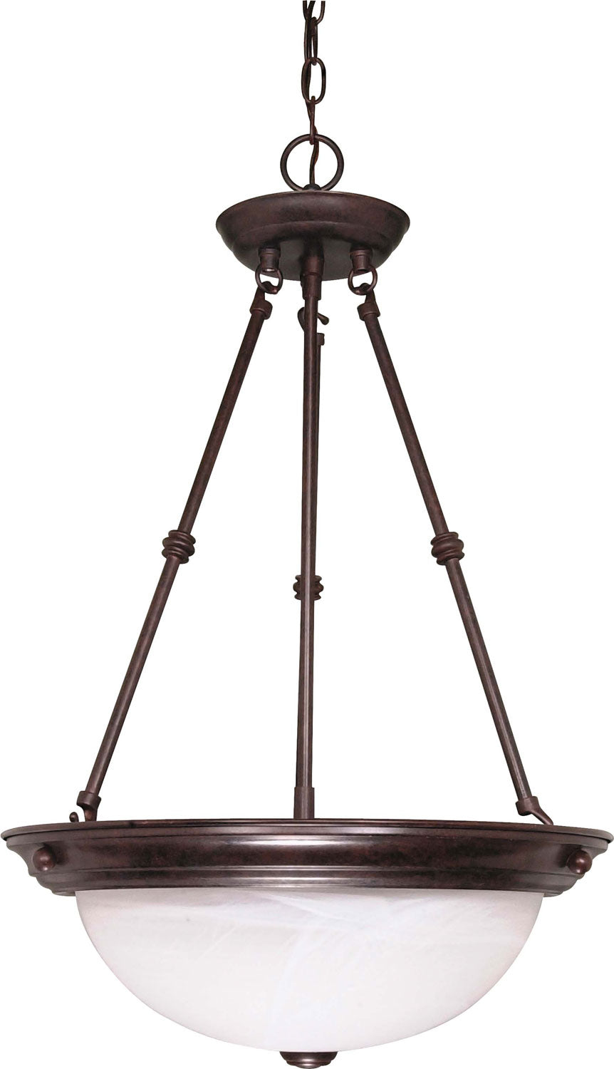Nuvo Alabaster Glass Old Bronze 60-211 Pendant Light - Old Bronze