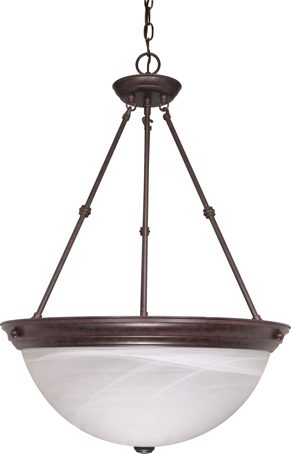 Nuvo Alabaster Glass Old Bronze 60-212 Pendant Light - Old Bronze