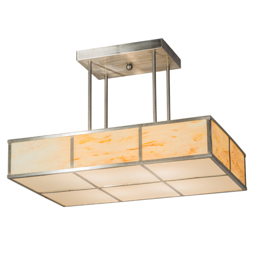 Meyda Tiffany Kyoto 15222 Pendant Light - Satin Stainless Steel