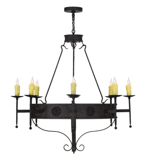 Meyda Tiffany Lorenzo 152245 Chandelier Light - Timeless Bronze