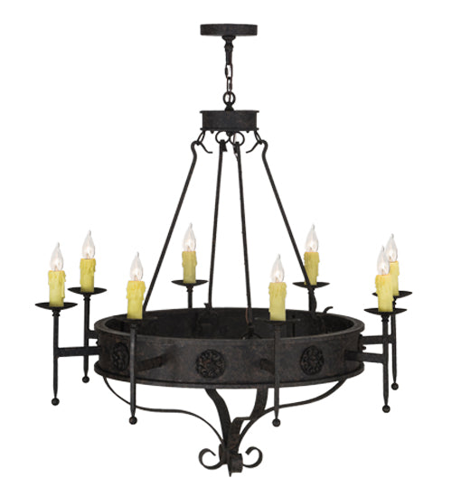 Meyda Tiffany Lorenzo 152245 Chandelier Light - Timeless Bronze