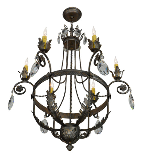 Meyda Tiffany Antonia 152252 Chandelier Light - French Bronzed