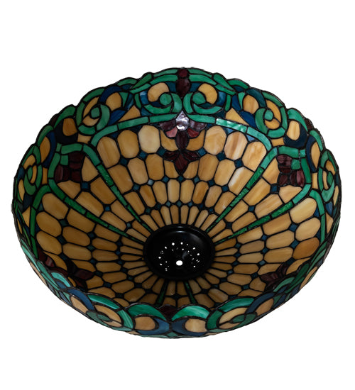 Meyda Tiffany Lighting 15226 Duffner & Kimberly Colonial Shade Lamp Shade Bronze / Dark