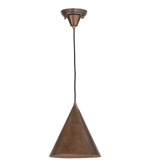 Meyda Tiffany Cone 152273 Pendant Light - Vintage Copper
