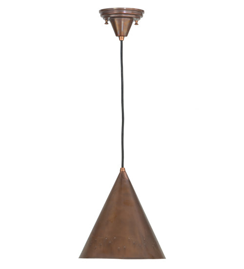 Meyda Tiffany Cone 152273 Pendant Light - Vintage Copper