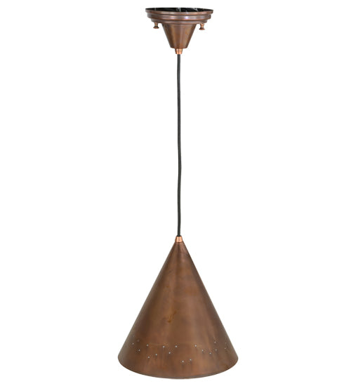 Meyda Tiffany Cone 152273 Pendant Light - Vintage Copper