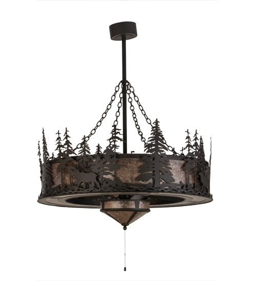 Meyda Tiffany Elk Through The Trees 152312 Ceiling Fan - Oil Rubbed Bronze