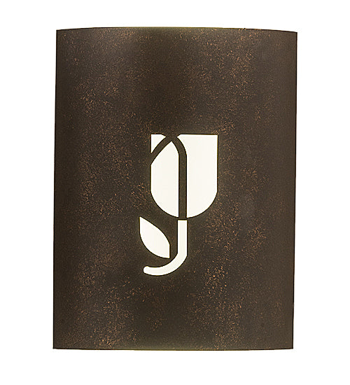 Meyda Tiffany Country Inn 152474 Wall Light - Gilded Tobacco White Acrylic Sb Inside