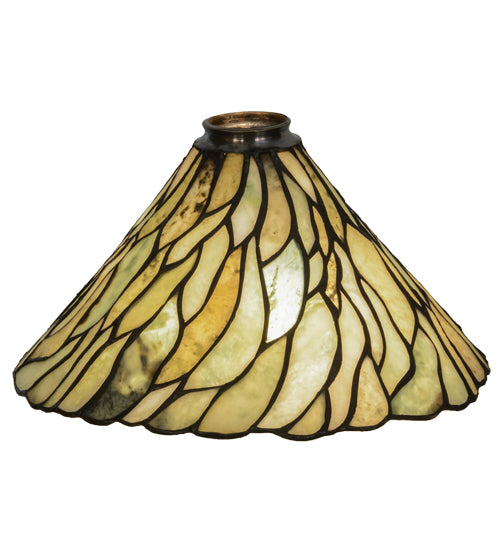 Meyda Tiffany Lighting 152599 Willow Shade Lamp Shade Bronze / Dark