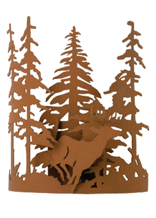 Meyda Tiffany Deer Through The Trees 15261 Wall Light - Earth