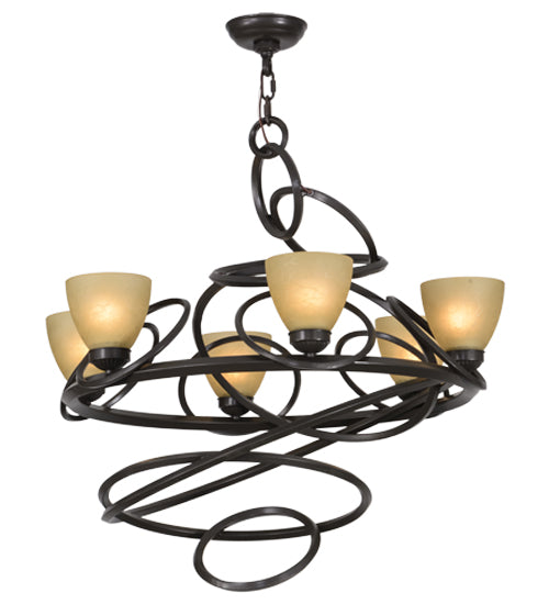 Meyda Tiffany Anneau 152738 Chandelier Light - Timeless Bronze