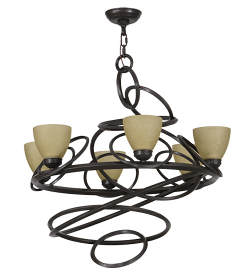 Meyda Tiffany Anneau 152738 Chandelier Light - Timeless Bronze