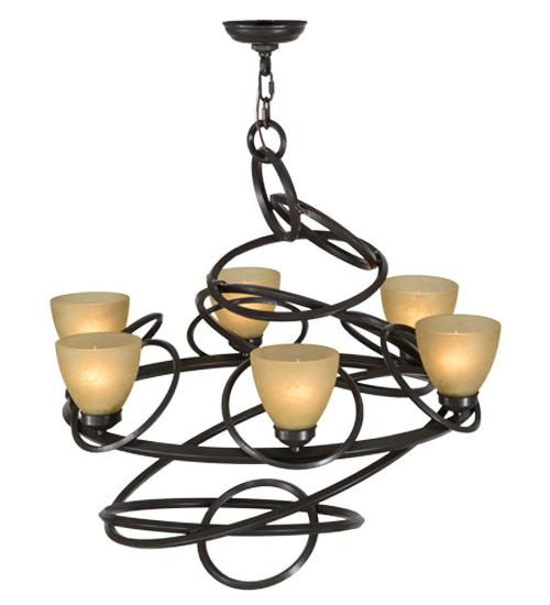 Meyda Tiffany Anneau 152738 Chandelier Light - Timeless Bronze