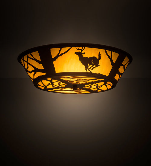 Meyda Tiffany Deer On The Loose 15277 Ceiling Light - Earth