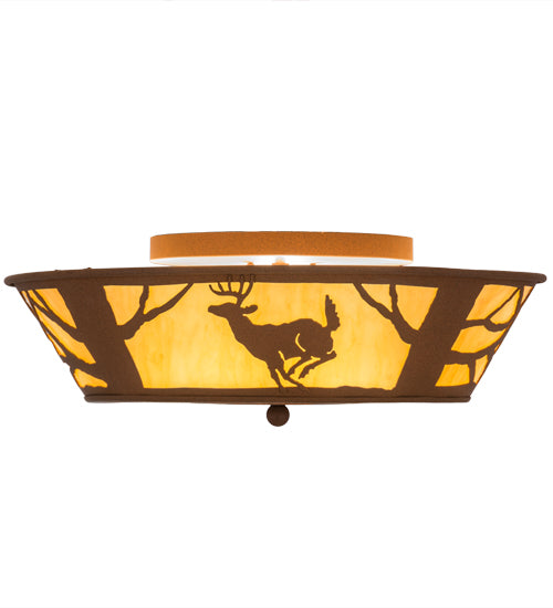 Meyda Tiffany Deer On The Loose 15277 Ceiling Light - Earth