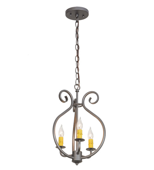 Meyda Tiffany Easton 152814 Chandelier Light - Blackened Pewter