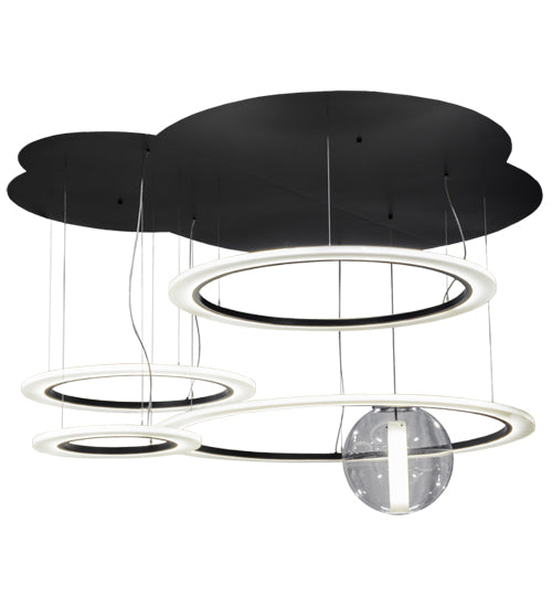 Meyda Tiffany Lighting 152822 Anillo Led Pendant Decor Black