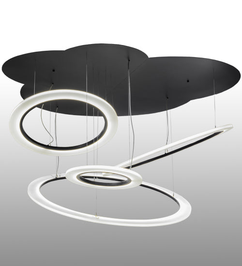 Meyda Tiffany Lighting 152833 Anillo Led Pendant Decor Black