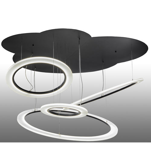 Meyda Tiffany Lighting 152833 Anillo Led Pendant Decor Black