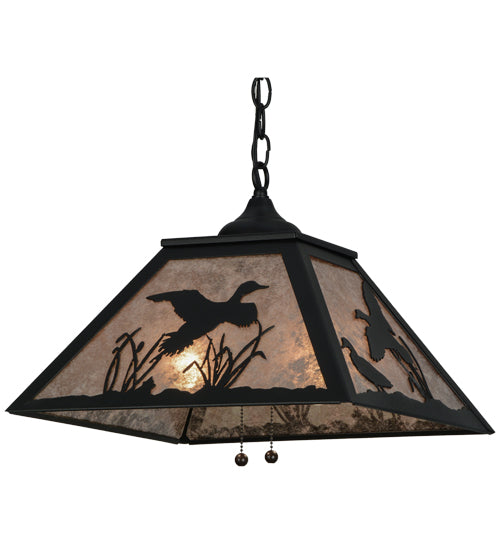 Meyda Tiffany Ducks In Flight 152902 Pendant Light - Vintage Copper