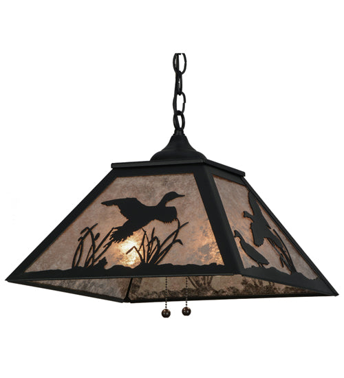 Meyda Tiffany Ducks In Flight 152902 Pendant Light - Vintage Copper