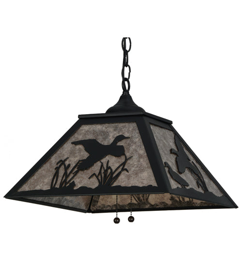 Meyda Tiffany Ducks In Flight 152902 Pendant Light - Vintage Copper