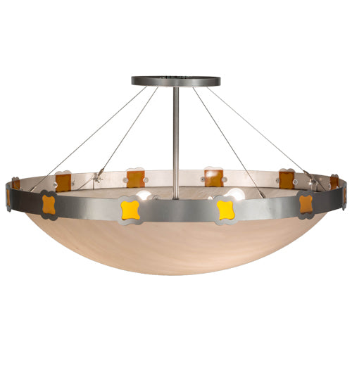 Meyda Tiffany Festiva 152939 Ceiling Light - Brushed Nickel