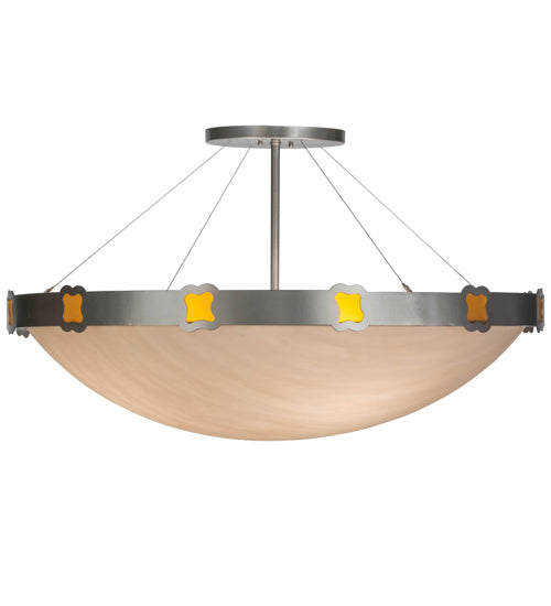 Meyda Tiffany Festiva 152939 Ceiling Light - Brushed Nickel