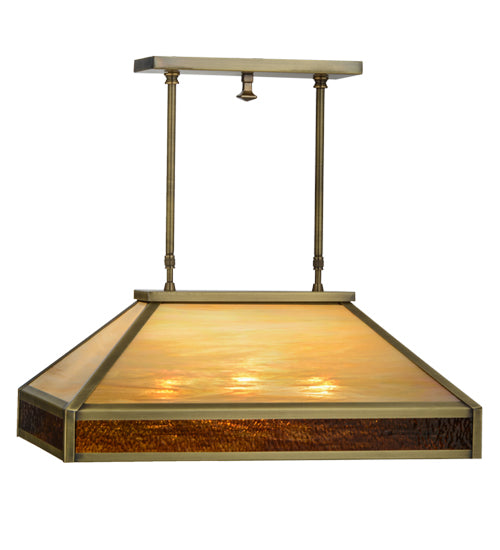 Meyda Tiffany Mission 153028 Pendant Light - Antique