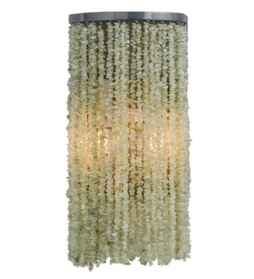 Meyda Tiffany Jade 153076 Wall Light - Nickel