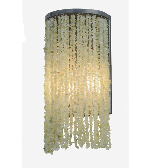 Meyda Tiffany Jade 153076 Wall Light - Nickel