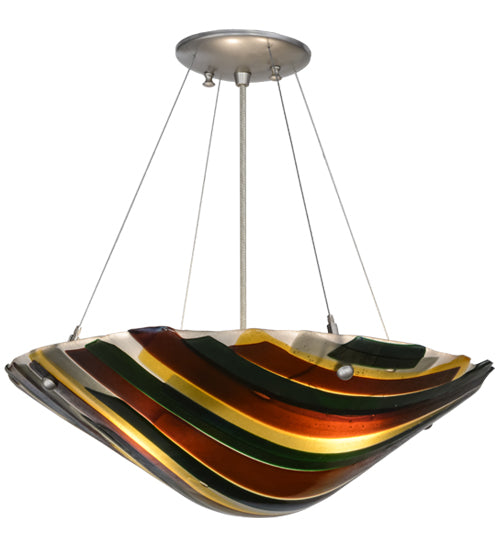 Meyda Tiffany Metro Fusion 153184 Ceiling Light - Nickel