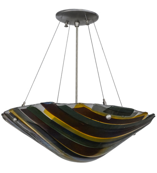 Meyda Tiffany Metro Fusion 153184 Ceiling Light - Nickel
