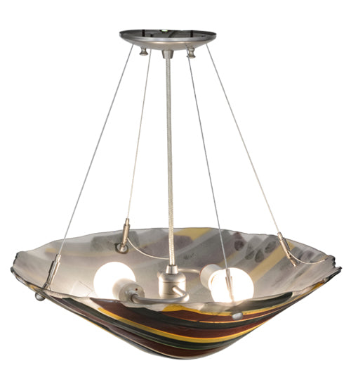 Meyda Tiffany Metro Fusion 153184 Ceiling Light - Nickel