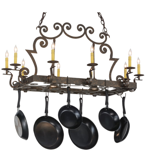 Meyda Tiffany Tourelle 153216 Pendant Light - Gilded Tobacco