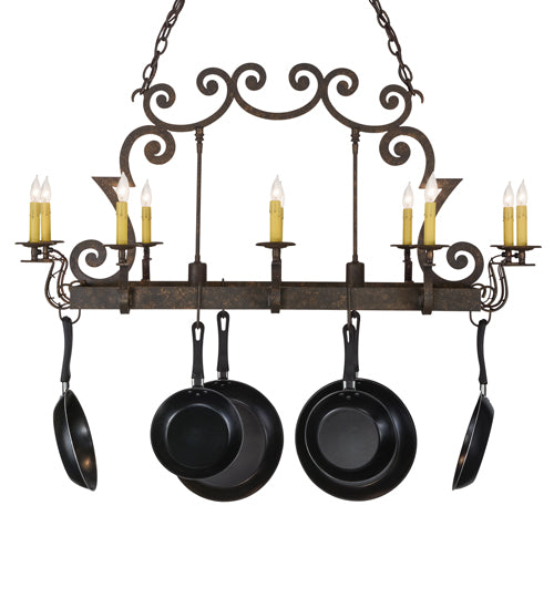 Meyda Tiffany Tourelle 153216 Pendant Light - Gilded Tobacco