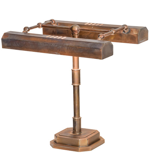 Meyda Tiffany Lighting 153255 Fargo Two Light Table Lamp Lamp Brass