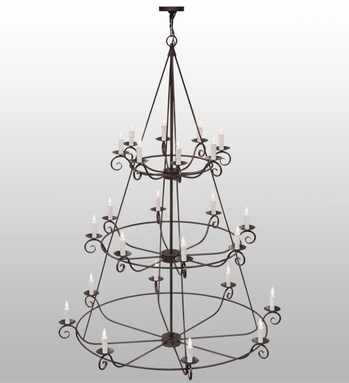 Meyda Tiffany Estrella 153264 Chandelier Light - Mahogany Bronze