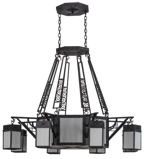 Meyda Tiffany Azrael 153275 Chandelier Light - Antique Copper