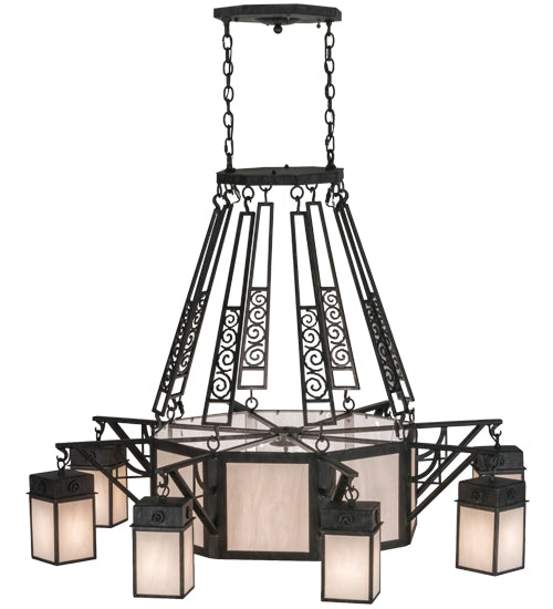 Meyda Tiffany Azrael 153275 Chandelier Light - Antique Copper